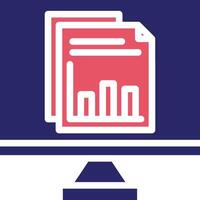 Online Statistics Vector Icon