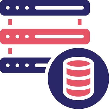 base de datos red vector icono