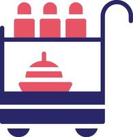 Serving Cart Vector Icon