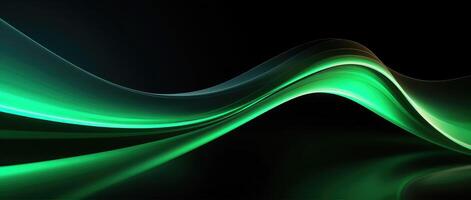 AI generated 3D Abstract Neon Background, AI Generated photo