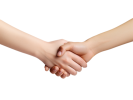 AI generated Hands shake photo png