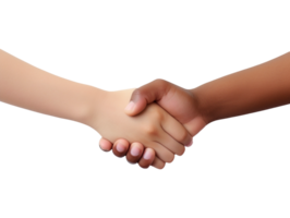 AI generated Hands shake photo png