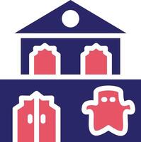 Ghost Castle Vector Icon