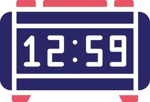 Digital Clock Vector Icon