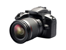 AI generated Dslr photo camera object png photo