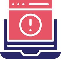 Website Error Vector Icon