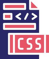 CSS File Vector Icon