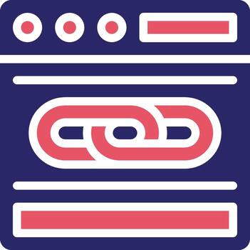 Backlink Vector Icon