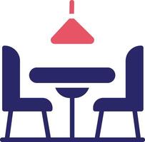 Dinner Table Vector Icon