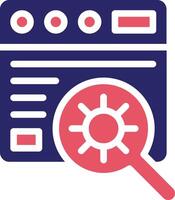 Website Bug Vector Icon