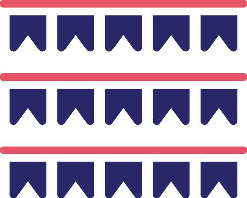 Bunting Vector Icon