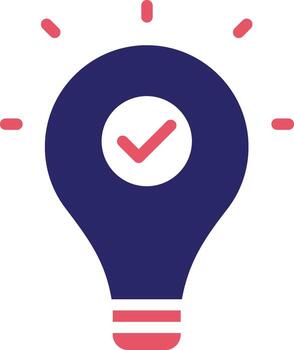 icono de vector de solución