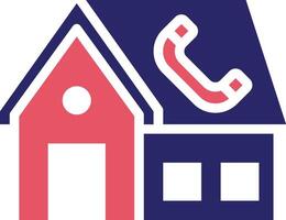 House Agency Call Vector Icon