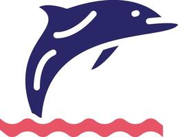 Dolphin Vector Icon