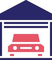 Car Garage Vector Icon