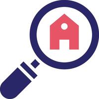 Search House Vector Icon