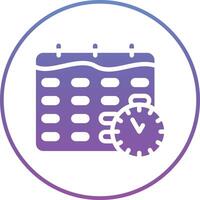 Business Deadline Vector Icon