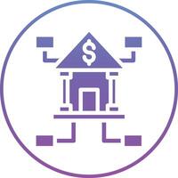 Banking Network Vector Icon