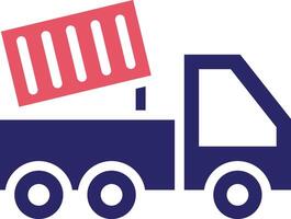 Dump Truck Vector Icon