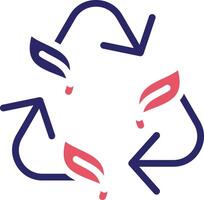 Leaf Recycle Vector Icon