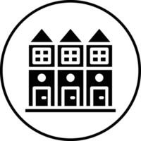 Townhouse Vector Icon