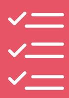 Tasks List Vector Icon
