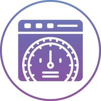 Page Speed Vector Icon