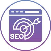 SEO Target Vector Icon