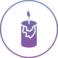 Spa Candle Vector Icon