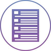 Tasks List Vector Icon