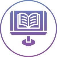 Open Book Vector Icon