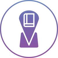 Library Location Vector Icon