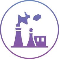 Chimney Pollution Vector Icon