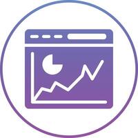 Analysis Diagram Vector Icon