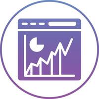 Website Statistics Vector Icon