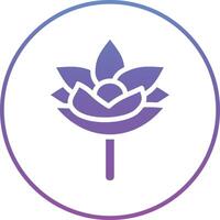 Lotus Flower Vector Icon