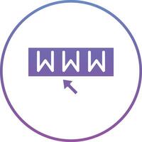 Www Vector Icon