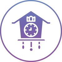 Cuckoo Clock Vector Icon