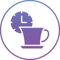 Tea Time Vector Icon