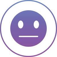 Expressionless Face Vector Icon