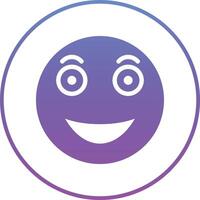 Grinning Face Vector Icon