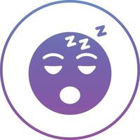 Sleeping Face Vector Icon