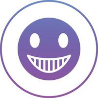 Grinning Face with Smiling Eyes Vector Icon