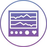 Electrocardiogram Vector Icon