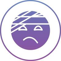 Face with Head Bandage Vector Icon