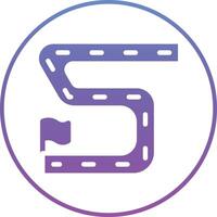 Race Track Vector Icon