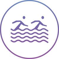 Synchronised Swimming Vector Icon