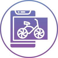 icono de vector de ciclismo