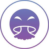 Face Vomiting Vector Icon