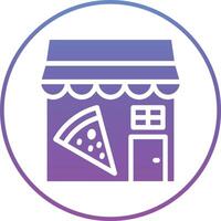 Pizza Shop Vector Icon